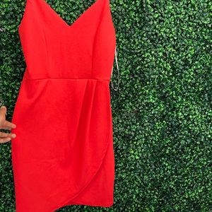 red body comp dress